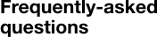Frequently-asked questions